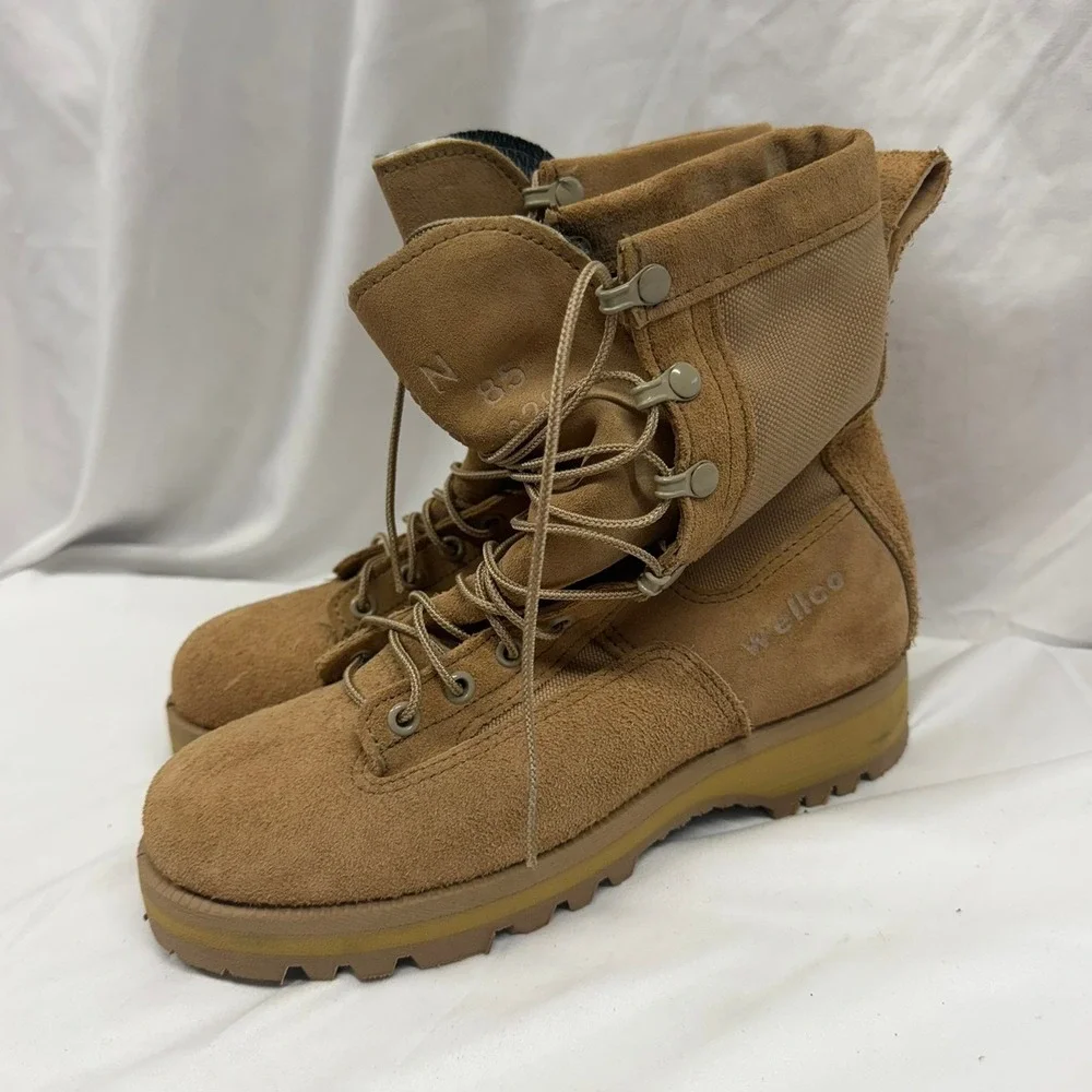 Wellco NWOB Men's Waterproof Desert Army‎ Military Combat Boots 6N